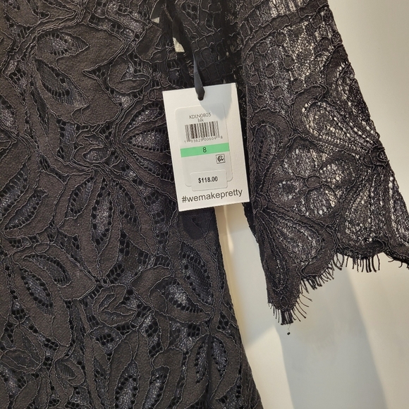 NWT! Kensie Black Lace Dress